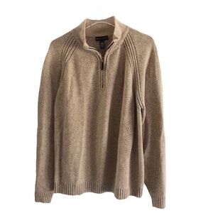 Grant Thomas Cotton Quarter Zip Sweater XL